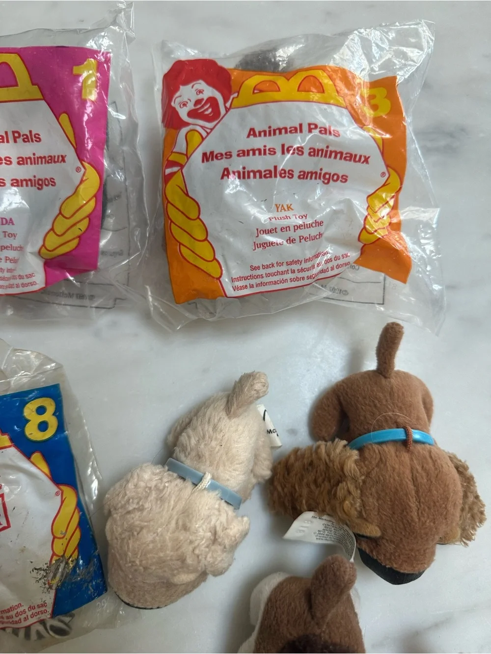 Vintage McDonald’s Animal Kingdom, The Dog, & Battle Bots Toys